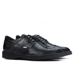 Ανδρικά casual παπούτσια (μεγάλες μεγεθύνσεις) 7204m μαύρο