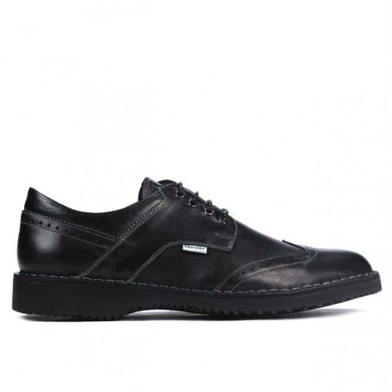 Ανδρικά casual παπούτσια (μεγάλες μεγεθύνσεις) 7204m μαύρο Ανδρικά casual παπούτσια (μεγάλες μεγεθύνσεις) 7204m μαύρο