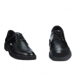Ανδρικά casual παπούτσια (μεγάλες μεγεθύνσεις) 7204m μαύρο