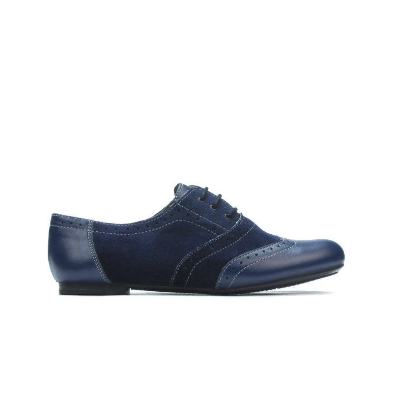 Γυναικεία casual παπούτσια 186 indigo συνδυασμένα