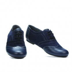 Γυναικεία casual παπούτσια 186 indigo συνδυασμένα