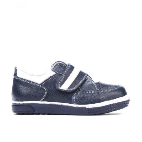 Παπούτσια παιδιά μικρά 64c indigo+λευκό