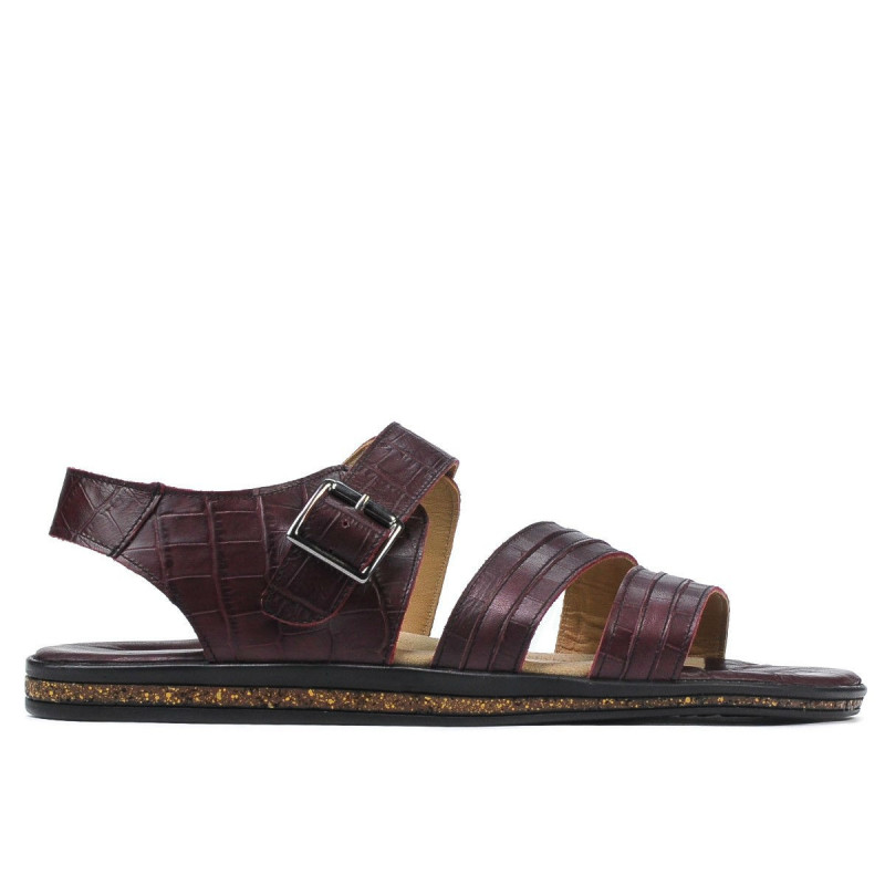 Σανδάλια άνδρες 315 croco βυσσινί