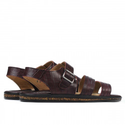 Σανδάλια άνδρες 315 croco βυσσινί
