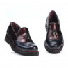 Γυναικεία παπούτσια casual 659 λουστρίνι indigo+bordo