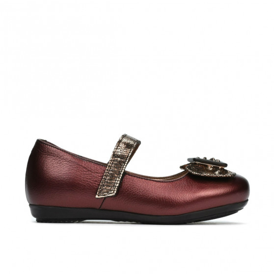 Παντόφια copii mici 67c bordo sidef combinat Παντόφια copii mici 67c bordo sidef combinat