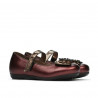 Παντόφια copii mici 67c bordo sidef combinat