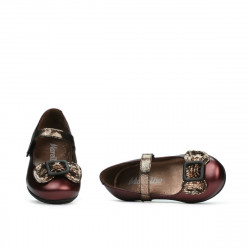 Παντόφια copii mici 67c bordo sidef combinat