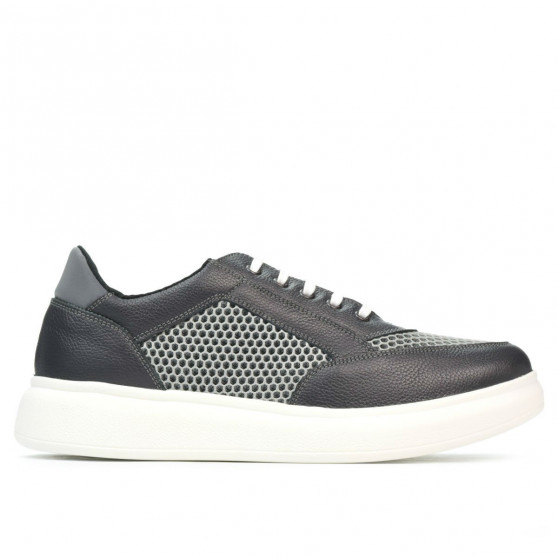 Ανδρικά παπούτσια casual/sport 906-1 γκρι συνδυασμός Ανδρικά παπούτσια casual/sport 906-1 γκρι συνδυασμός
