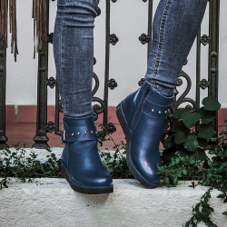 Γυναικεία μποτάκια 3320 μπλε-indigo lifestyle