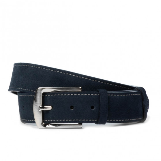 Ζώνη unisex 01bc μπλε βελούδο Ζώνη unisex 01bc μπλε βελούδο
