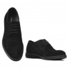 Παπούτσια casual/eleganti ανδρικά 918 μαύρου velur