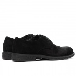 Παπούτσια casual/eleganti ανδρικά 918 μαύρου velur