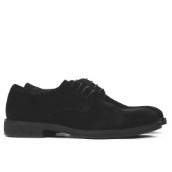 Παπούτσια casual/eleganti ανδρικά 918 μαύρου velur