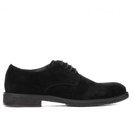 Παπούτσια casual/eleganti ανδρικά 918 μαύρου velur