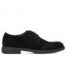 Παπούτσια casual/eleganti ανδρικά 918 μαύρου velur