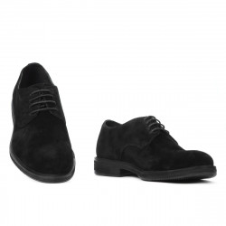 Παπούτσια casual/eleganti ανδρικά 918 μαύρου velur