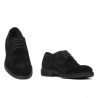 Παπούτσια casual/eleganti ανδρικά 918 μαύρου velur