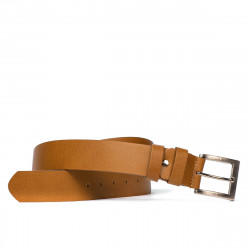 Ζώνη unisex 01b καφέ κάμελ