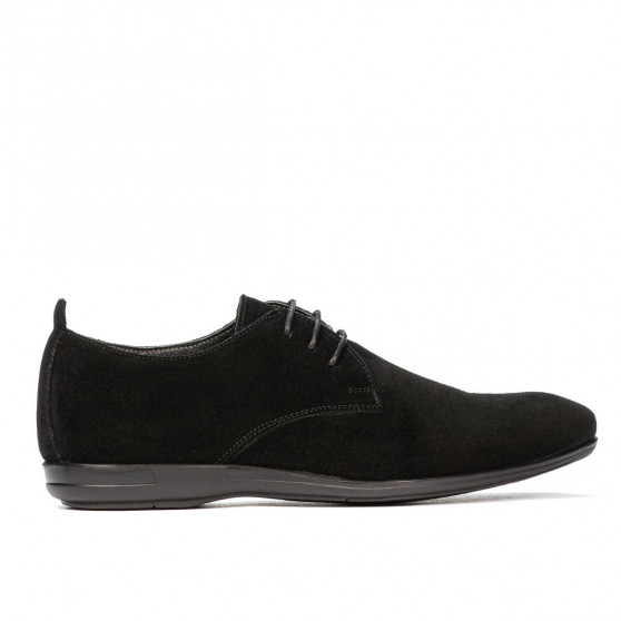 Ανδρικά casual παπούτσια 816 μαύρο βελούδο Ανδρικά casual παπούτσια 816 μαύρο βελούδο