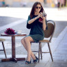 Γυναικεία σανδάλια 1256 γαλάζιο αντιλόπη lifestyle