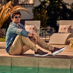 Ανδρικά casual/αθλητικά παπούτσια 917 καφέ lifestyle
