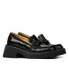Γυναικεία casual παπούτσια 6041 croco μαύρο συνδυασμένο