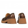 Γυναικεία casual παπούτσια 6041 croco καφέ συνδυασμός