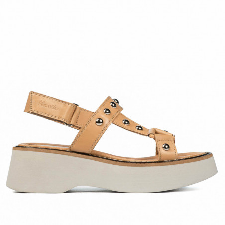 Γυναικείες σανδάλια 5083 camel