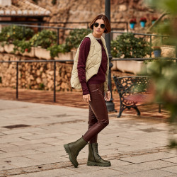 Γυναικεία μποτάκια 3375 kaki lifestyle