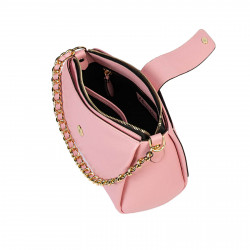 Τσάντα ώμου γυναικεία 003g ροζ baby pink