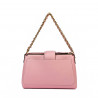 Τσάντα ώμου γυναικεία 003g ροζ baby pink