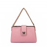 Τσάντα ώμου γυναικεία 003g ροζ baby pink