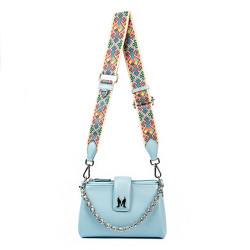 Γυναικεία τσάντα ώμου 003g baby blue