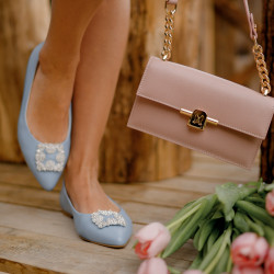 Μπαλαρίνες γυναικείες 1301 baby blue