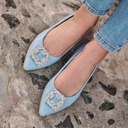 Μπαλαρίνες γυναικείες 1301 baby blue