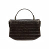 Γυναικεία τσάντα χειρός 023g croco dark brown