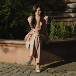 Γυναικεία κομψά παπούτσια 1300 baby blue lifestyle