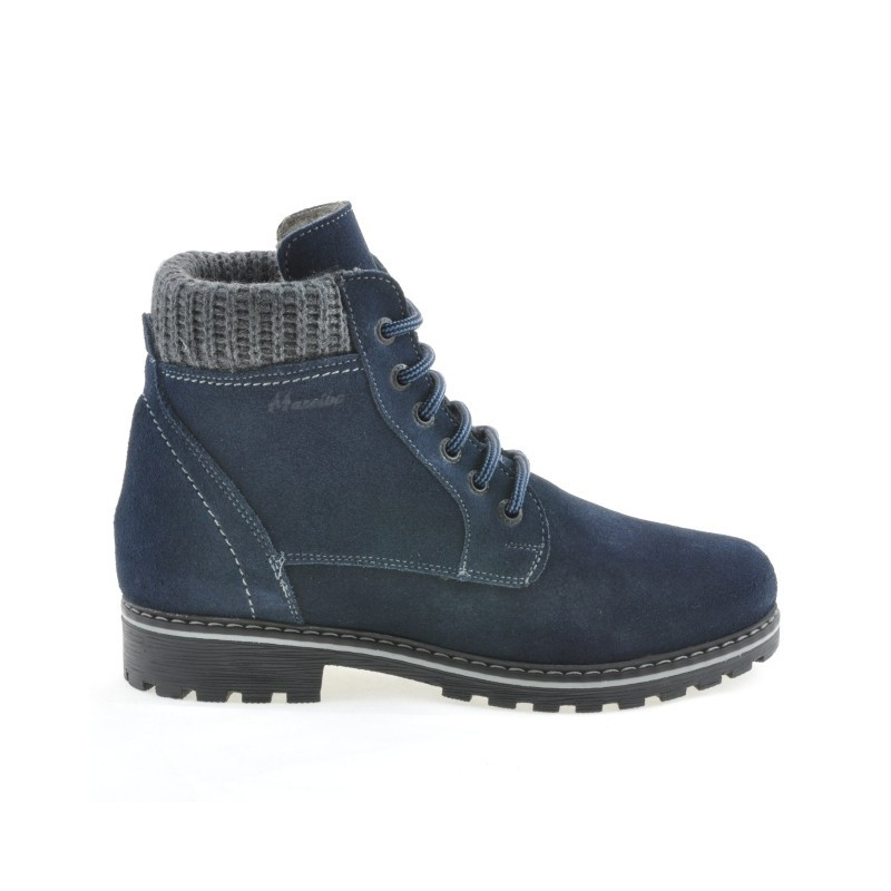 Γυναικείες μπότες 3269 indigo velur