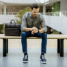 Τσάντα laptop 301g 01 biz καφέ lifestyle