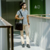 Τσάντα laptop 301g 01 biz καφέ lifestyle