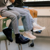 Μικρά παιδικά παπούτσια 72c πούδρα μαργαριταρένια lifestyle