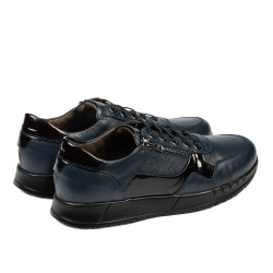 Ανδρικά casual/αθλητικά παπούτσια 916 ίντιγκο συνδυασμένα