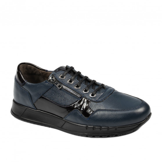 Ανδρικά casual/αθλητικά παπούτσια 916 ίντιγκο συνδυασμένα Ανδρικά casual/αθλητικά παπούτσια 916 ίντιγκο συνδυασμένα