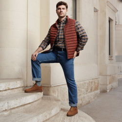 Ανδρικά παπούτσια casual/sport 968 bufo καφέ lifestyle