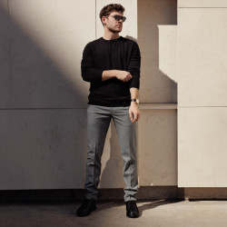 Ανδρικά casual/sport παπούτσια 970-1 μαύρο lifestyle