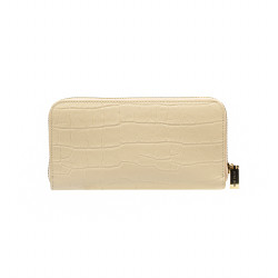 Γυναικείο πορτοφόλι 201g croco cream