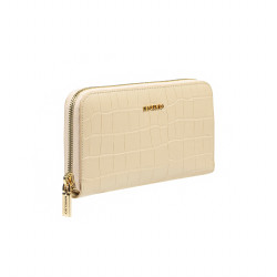 Γυναικείο πορτοφόλι 201g croco cream
