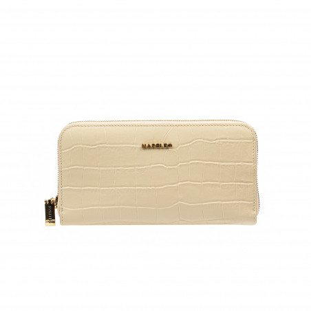 Γυναικείο πορτοφόλι 201g croco cream
