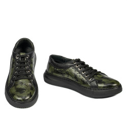 Ανδρικά casual/αθλητικά παπούτσια 841-1 πράσινο καμουφλάζ